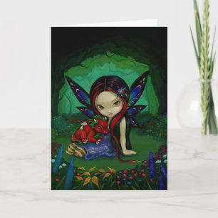 "Dragonling Garden I" Greeting Card