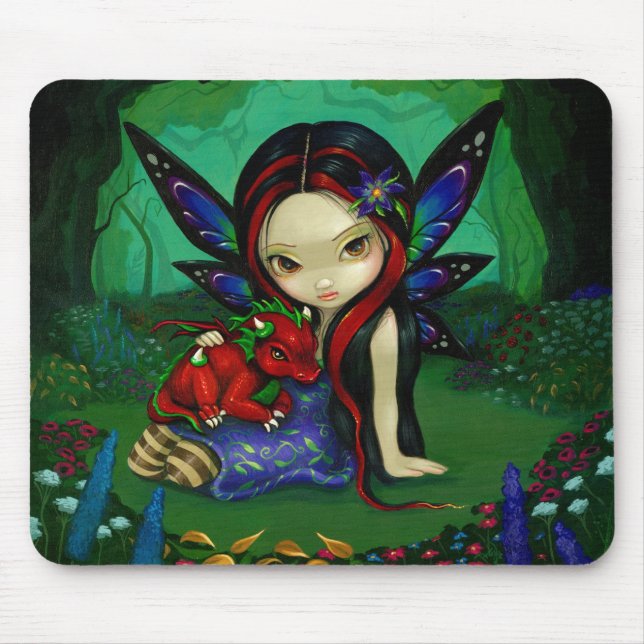 "Dragonling Garden I" Mousepad (Front)