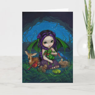 "Dragonling Garden III" Greeting Card