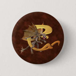 Dragonlore Initial C 6 Cm Round Badge