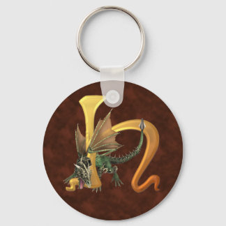 Dragonlore Initial H Key Ring