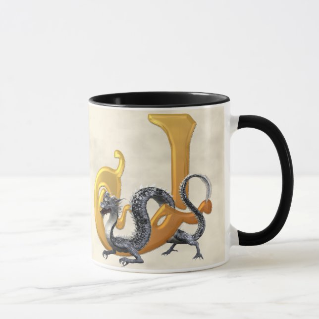 Dragonlore Initial J Mug (Right)