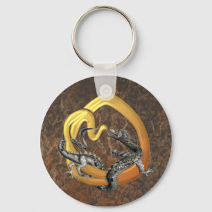 Dragonlore Initial O Key Ring