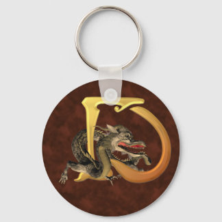Dragonlore Initials D Key Ring