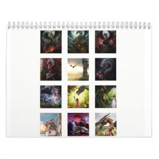 Dragons A Plenty 12 month Calendar