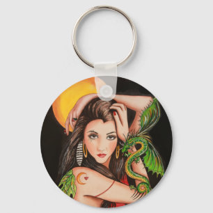 Dragons as Friends Key Ring