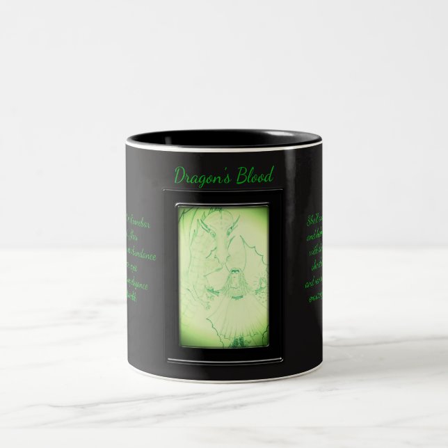 Dragon's Blood Crystal Fairy Two-Tone Coffee Mug (Center)