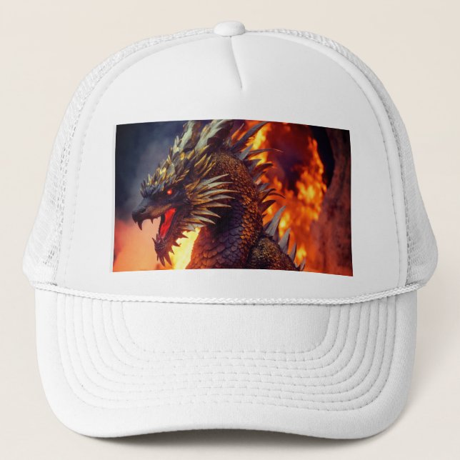 Dragon's Breath Trucker Hat (Front)