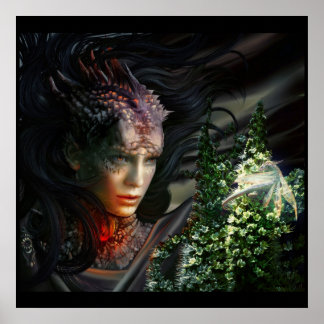 Dragons Canvas Poster