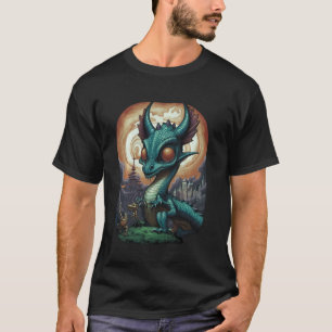 Dragons Core Decor Cartoon I Gamer Dragon T Fantas T-Shirt