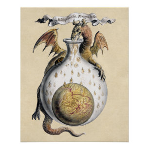 Dragon's Crucible of Alchemy Poster