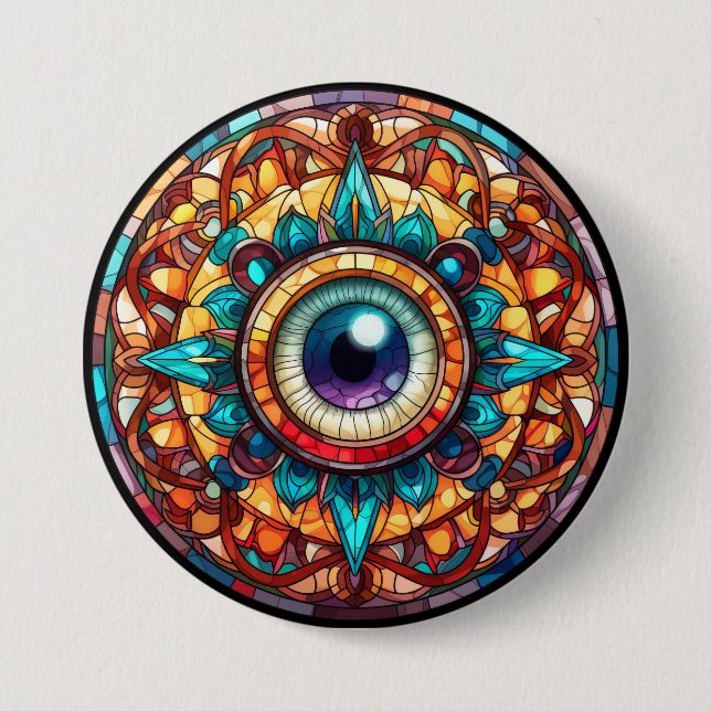 Dragon's Eye 7.5 Cm Round Badge (Front)