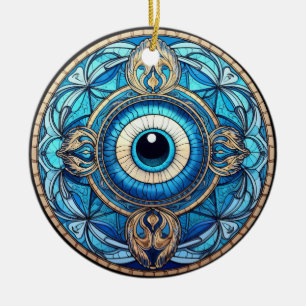 Dragon's Eye Ceramic Tree Decoration