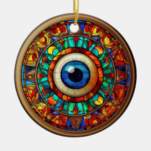 Dragon's Eye Ceramic Tree Decoration