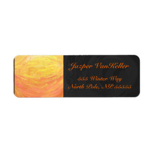 Dragons Eye Orange and Black Monogram