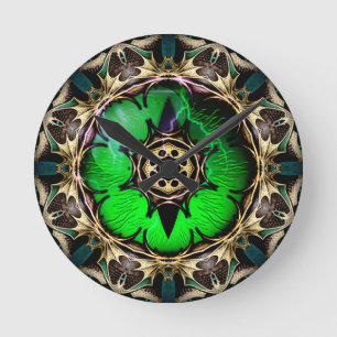 Dragon's Eye Round Clock