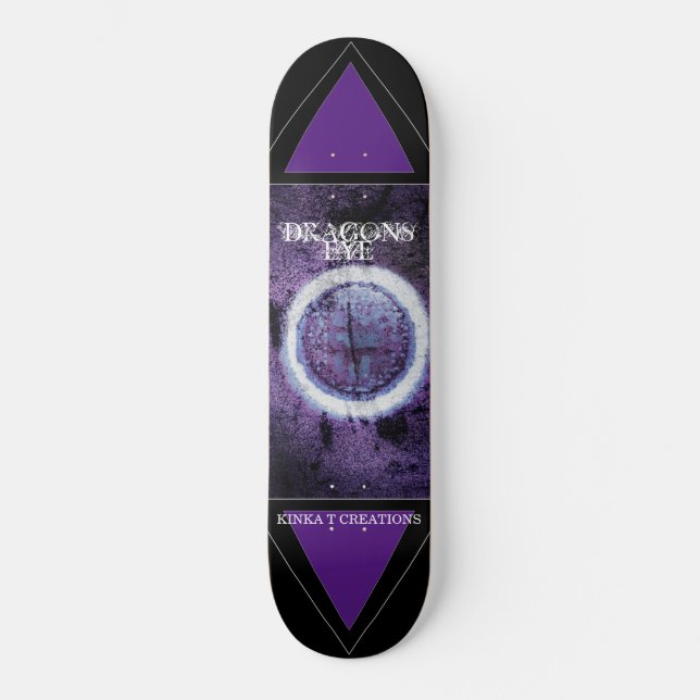 Dragons Eye Skateboard Deck 8 1/8" (Front)
