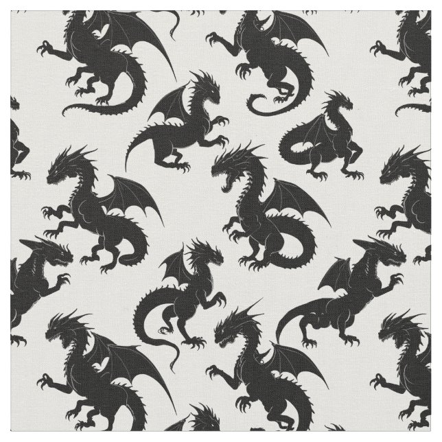Dragons Fabric (Close Up)