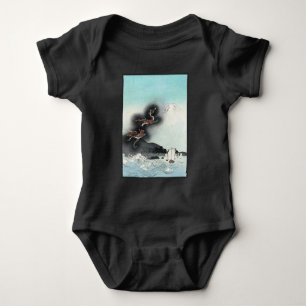 Dragon's Fury Sea Battle for Mount Fuji, Japan Baby Bodysuit