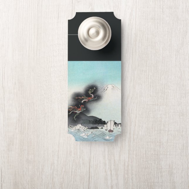 Dragon's Fury Sea Battle for Mount Fuji, Japan Door Hanger (On Knob)