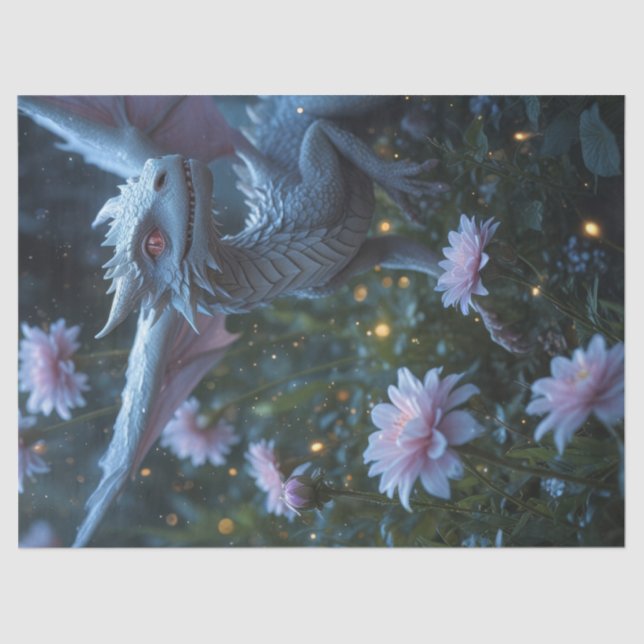 Dragon's garden tissue paper (Front)