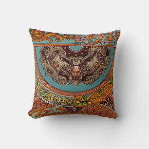 Dragons & Gargoyles Throw Pillow