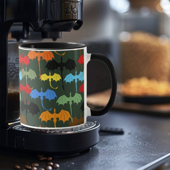  Dragons Green Flight Fantasy Mug (Creator Uploaded)