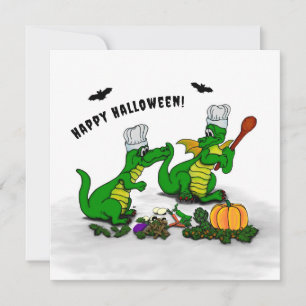 Dragons - Happy Halloween ! Today I will cook Card