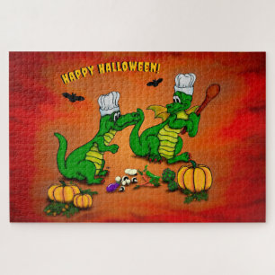 Dragons - Happy Halloween ! Today I will cook Jigsaw Puzzle