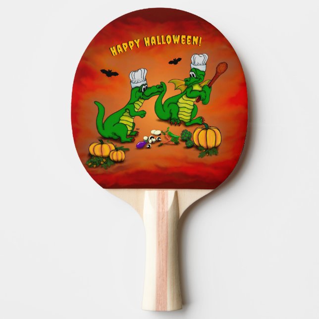 Dragons - Happy Halloween ! Today I will cook Ping Pong Paddle (Front)