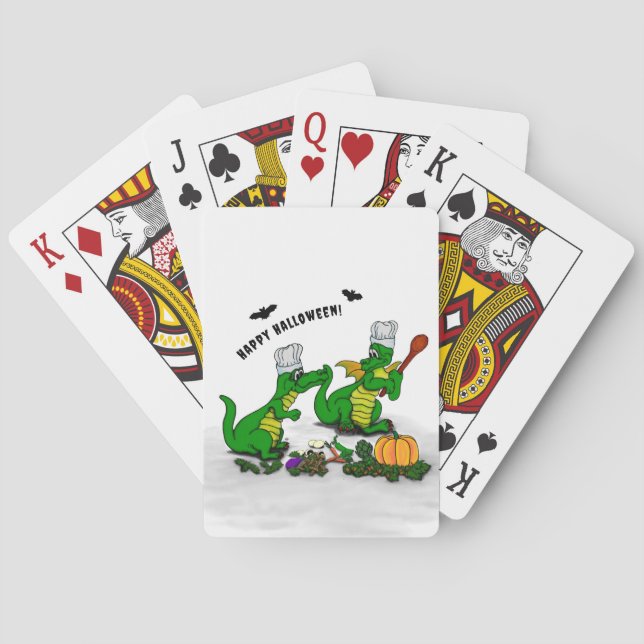 Dragons - Happy Halloween ! Today I will cook Playing Cards (Back)