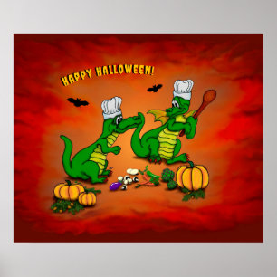 Dragons - Happy Halloween ! Today I will cook Poster