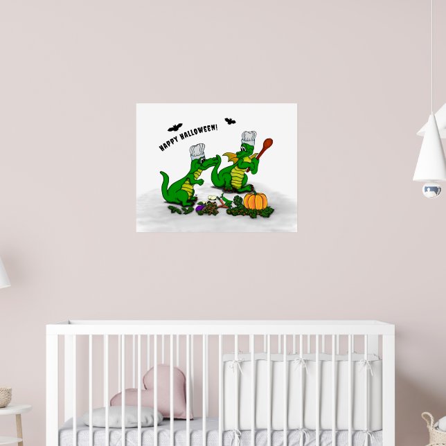 Dragons - Happy Halloween ! Today I will cook Poster (Nursery 2)