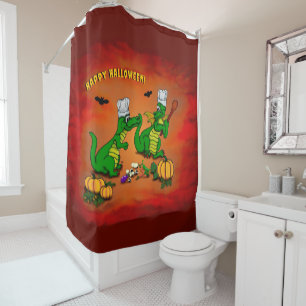 Dragons - Happy Halloween ! Today I will cook Shower Curtain