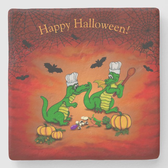 Dragons - Happy Halloween ! Today I will cook Stone Coaster (Front)