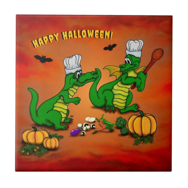 Dragons - Happy Halloween ! Today I will cook Tile (Front)