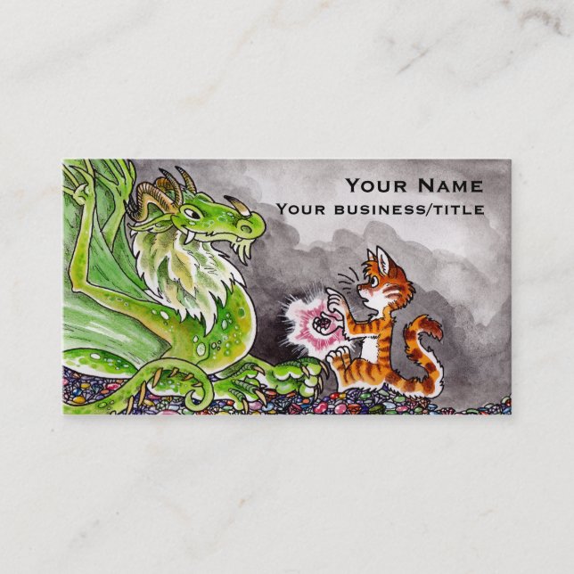 Dragon's Hoard Business Card (Front)