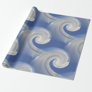 Dragons in  the sky... wrapping paper