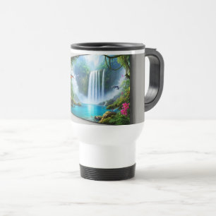 Dragons of the Enchanted Falls Travel Mug