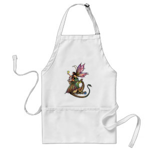 Dragon's Orbs Fairy and Dragon by Molly Harrison Standard Apron