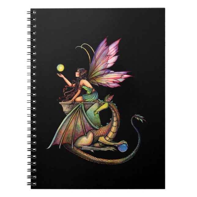 Dragon's Orbs Fairy and Dragon Notebook (Front)