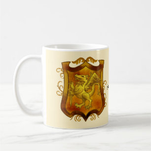Dragons Shield Family Crest Surname mug