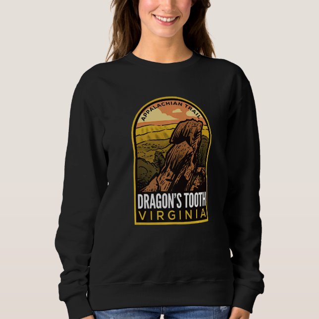 Dragon's Tooth Virginia Appalachian Trail   Sweatshirt (Front)