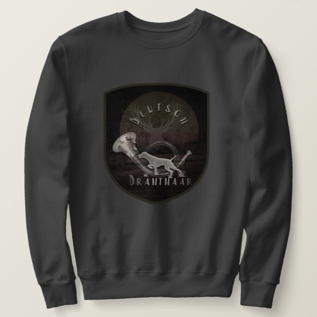 Drahthaar T-Shirt Sweatshirt (Design Front)