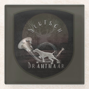Drahthaar T-Shirt Trucker Hat Keychain Coffee Mug  Glass Coaster