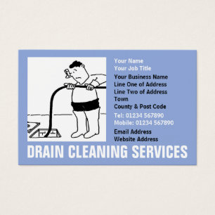 Drain Cleaning Services Cartoon