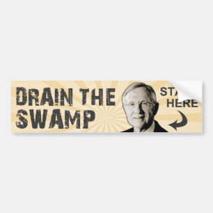 Drain The Swamp Bumper Sticker