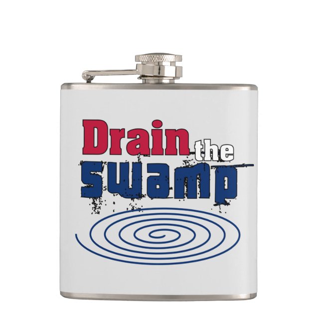 Drain the Swamp    Hip Flask (Front)