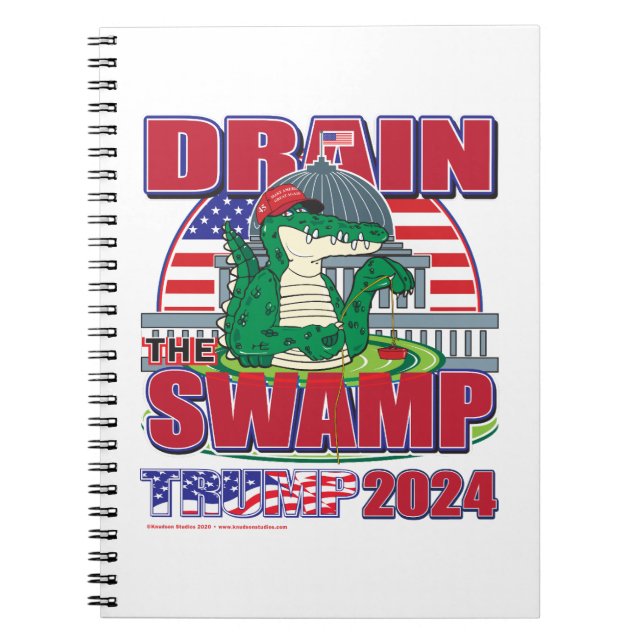Drain-The-Swamp-Trump-2024 Notebook (Front)