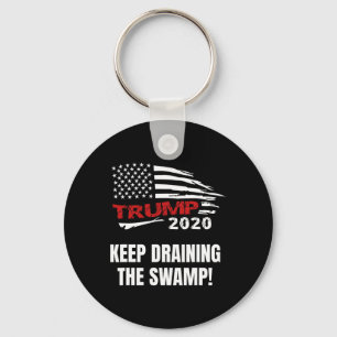 Drain The Swamp Trump Keep America Great Key Ring